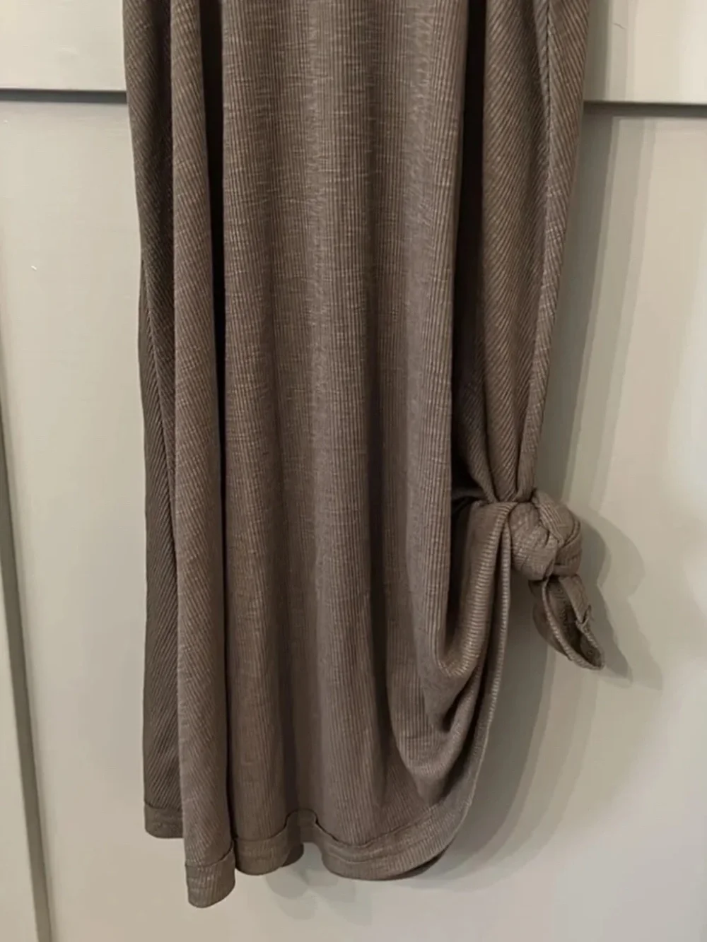 Free People Beach La Nite Tank Dress Ribbed Knit Mini in Army Dark Green Size XS